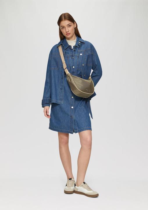 Actual product image S.Oliver Tasche Halbmondtasche mit Reissverschlussfach und Logo