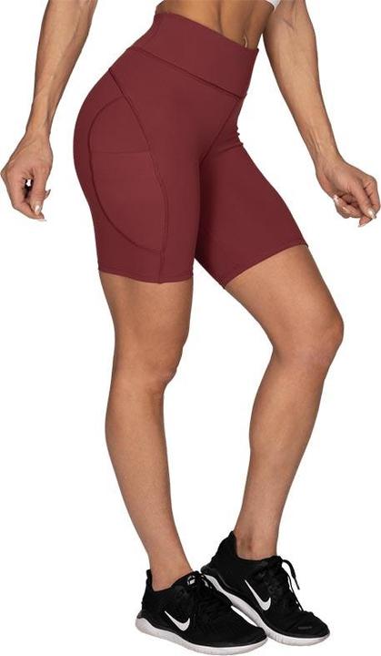 Actual product image Better Bodies Chrystie Shorts V2 SANGRIA RED (L)