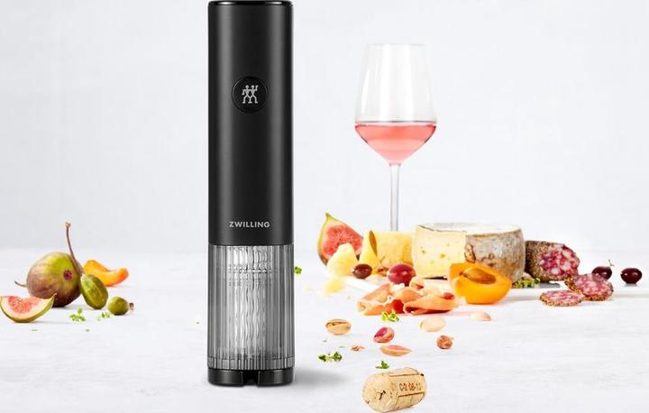 Produktbild Zwilling Enfinigy elektrischer Weinöffner, schwarz (Elektrischer Korkenzieher)
