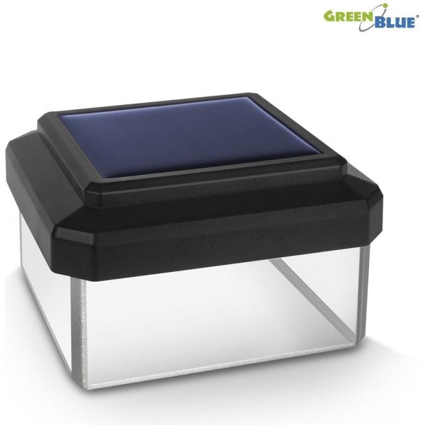 Greenblue, Illuminazione esterna, Lempa solarna na słupek LED 80x80 GB127 Daszek kopertowy