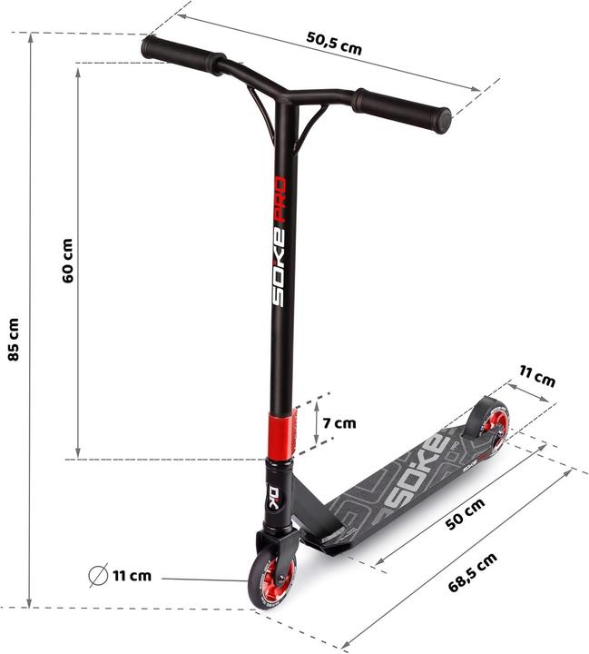 Produktbild Soke Stunt-Scooter Pro Kickstep