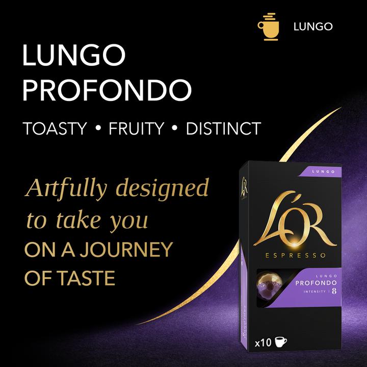 Immagine prodotto L’OR Espresso Capsule di caffè Lungo Profondo 10 pezzi (10 x Porta.)