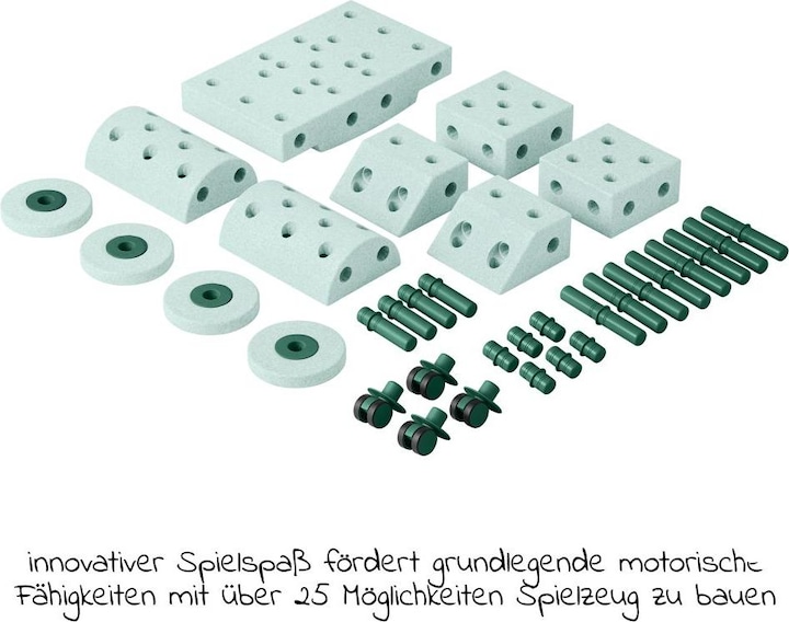 Image du produit Modu Dreamer-Set - Kit de construction XXL Jouet d'équilibre, toboggan, bascule