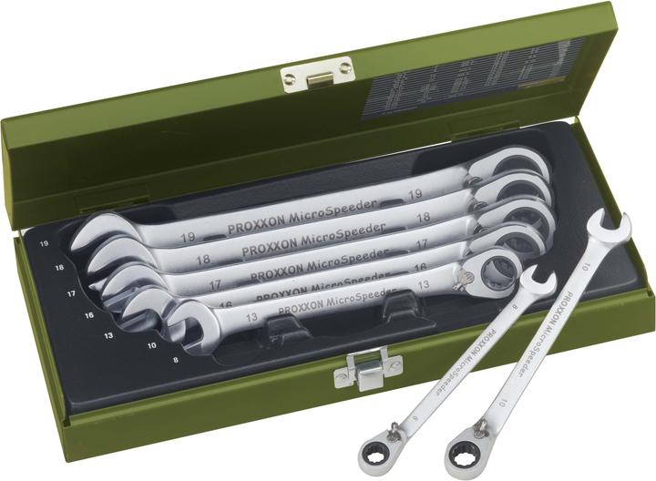 Proxxon MicroSpeeder (19 mm, 16 mm, 10 mm, 18 mm, 17 mm, 8 mm, 13 mm)
