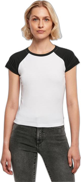 Produktbild Urban Classics Ladies Organic Stretch Short Retro Baseball Tee (5XL)