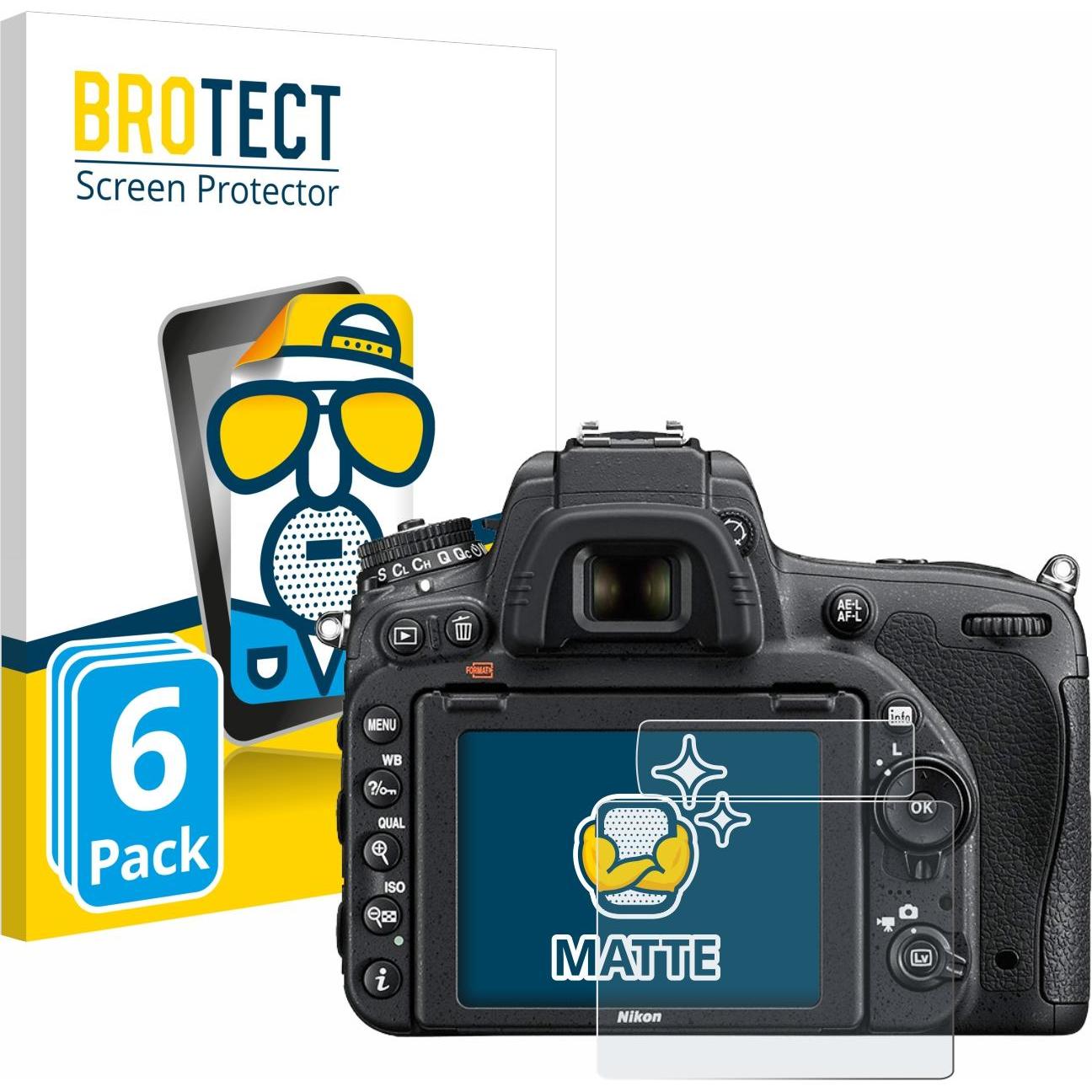 BROTECT Pellicola antiriflesso Pellicola protettiva dello schermo Pellicola protettiva dello schermo opaca (Pellicola protettiva, Nikon D750), Custodi