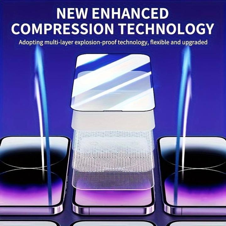 Actual product image PhoneLook Pack de 2 vitres de protection anti-espion avec kit d'installation automatique rapide et anti-poussi (2 pcs., Apple iPhone 15 Plus)