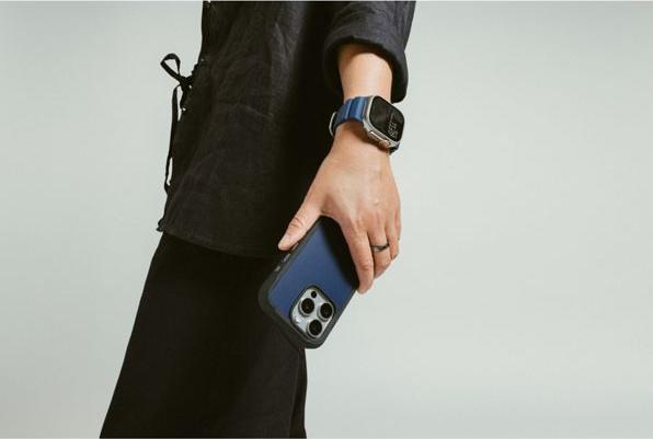 Image du produit Nomad Étui durci iPhone 16 Pro bleu atlantique (Apple iPhone 16 Pro)