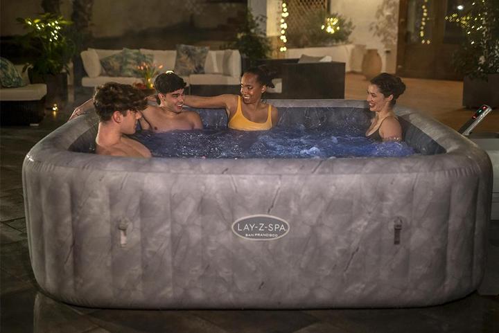 Image du produit Bestway Lay-Z-Spa Spa gonflable San Francisco Sm art HydroJet Pro Efficacité énergétique (7 pers.)