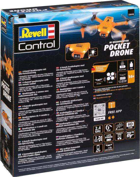 Actual product image Revell RC Quadrocopter Pocket Drone (7 min, 59 g)