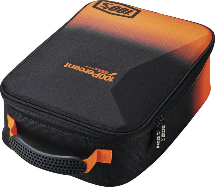 Produktbild 100% Goggle Case Crush Black/Orange - OS