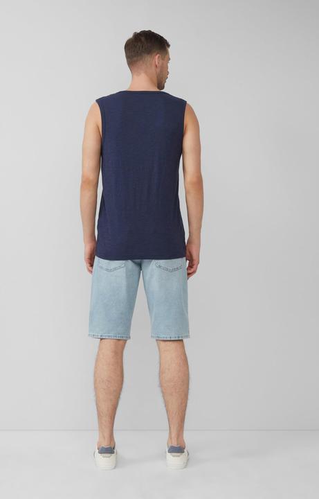 Produktbild S.Oliver T-Shirt Baumwoll-Tanktop mit Flammgarnstruktur (M)