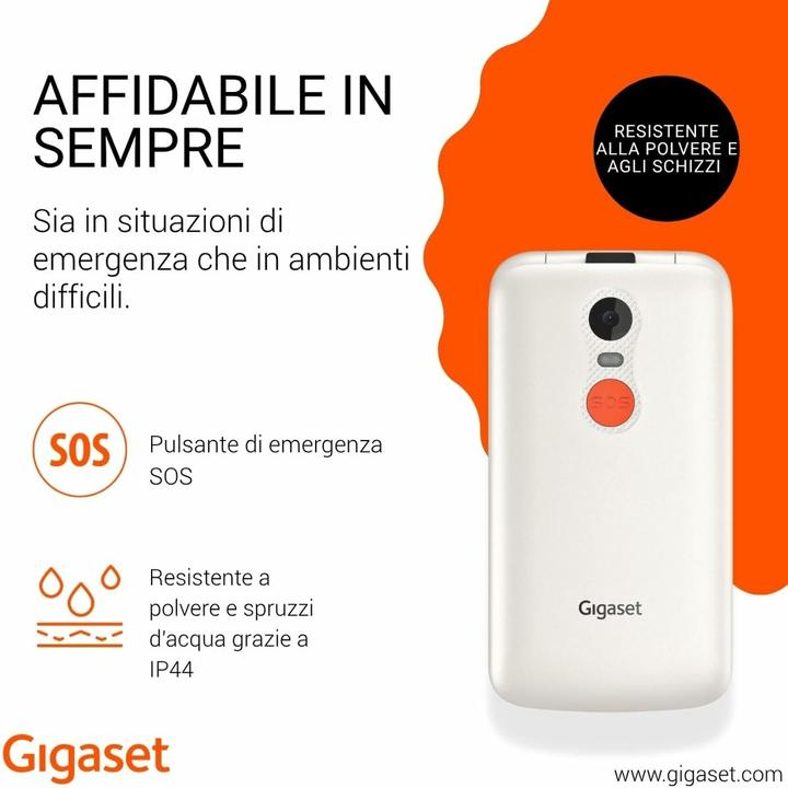 Actual product image Gigaset GL595 white (2.80", 2G, 0.30 Mpx)