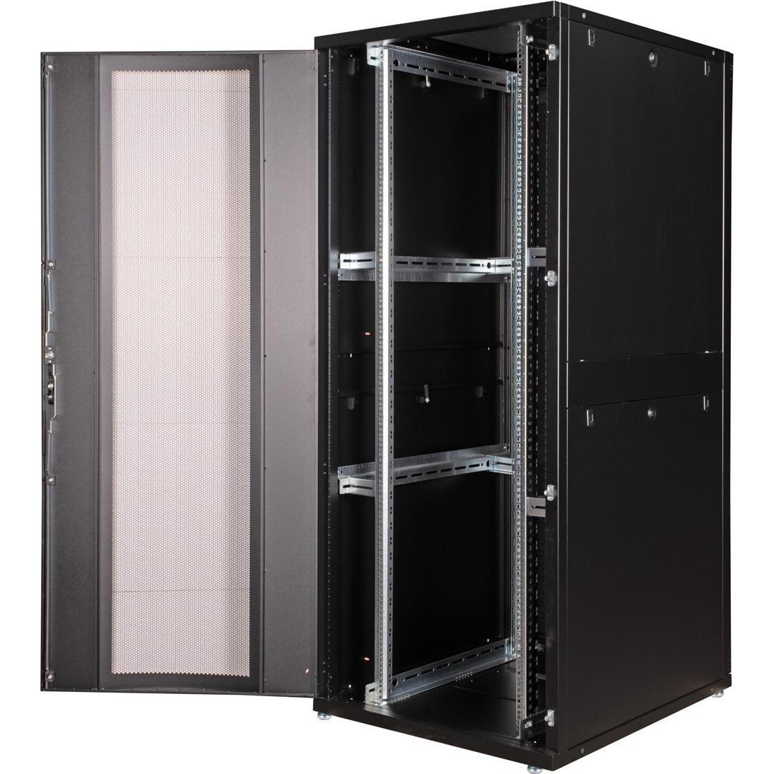 Thumbnail - Roline 19-Zoll Serverschrank 42 HE (42 HE, 19 Zoll Rack), Serverschrank, Schwarz