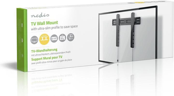 Produktbild Nedis TVWM5030BK - 81,3 cm (32 Zoll) - 139,7 cm (55 Zoll) - 100 x 100 mm - 400 x 300 m (Wand, 55", 35 kg)
