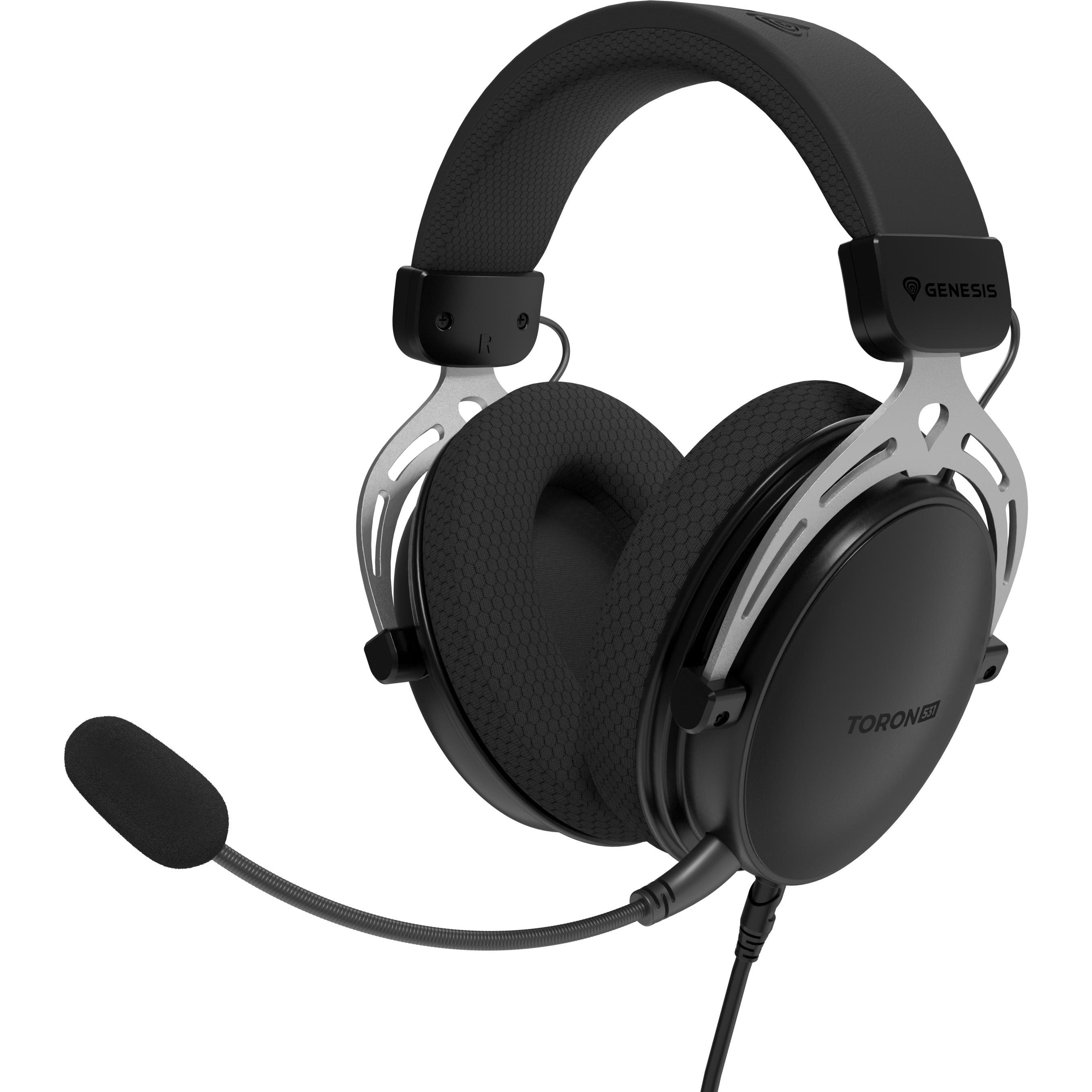 Genesis Słuchawki Toron 531 (NSG-2117) (Kabelgebunden), Gaming Headset, Schwarz