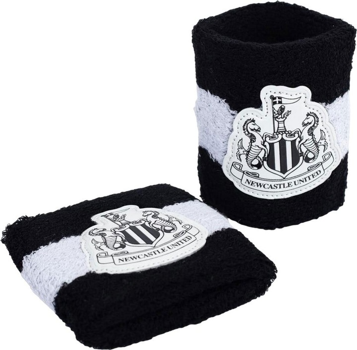 Actual product image Newcastle United FC Wristband (Pack of 2) (100% synthetic material)
