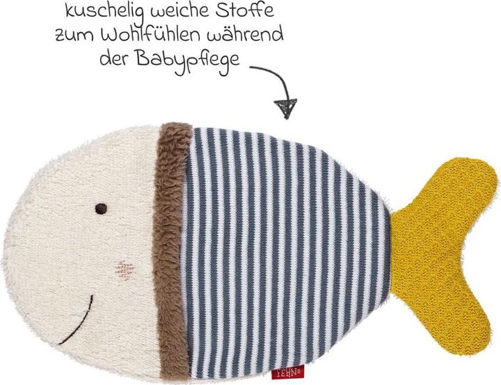 Actual product image Fehn Baby-Waschlappen & Waschhandschuhe Waschhandschuh - Fisch