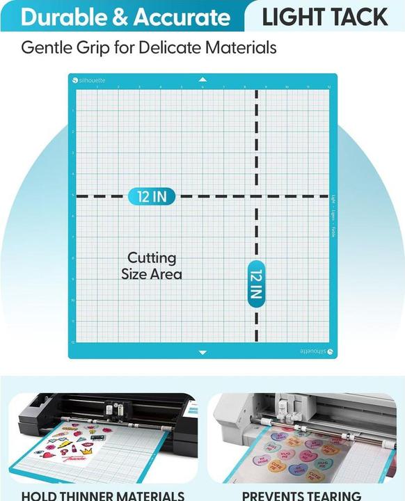 Actual product image Silhouette Light Hold Cutting Mat 12