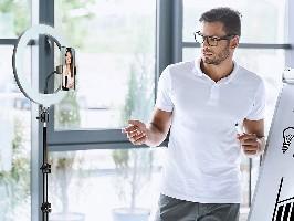 Actual product image Tracer RING 30cm tripod 210cm ring lamp (1700 lm)