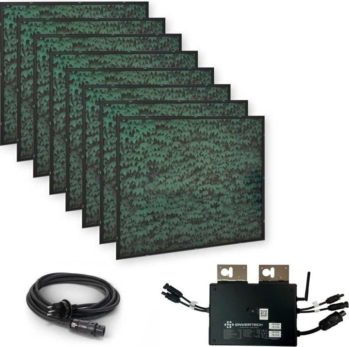 Immagine prodotto Autosolar Balkonkraftwerk in Blätteroptik (1600 W)