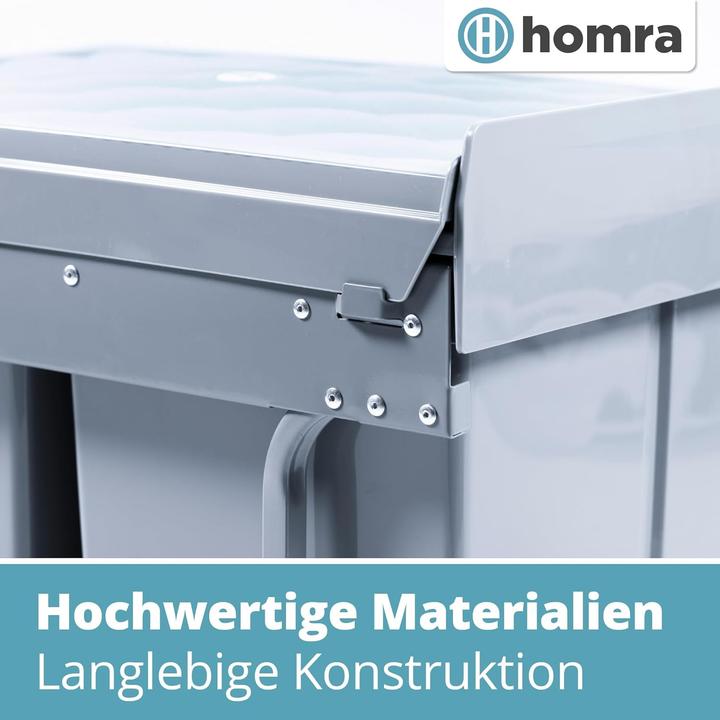 Produktbild Homra Ausziehbares Müll-Trennsystem (40 l)