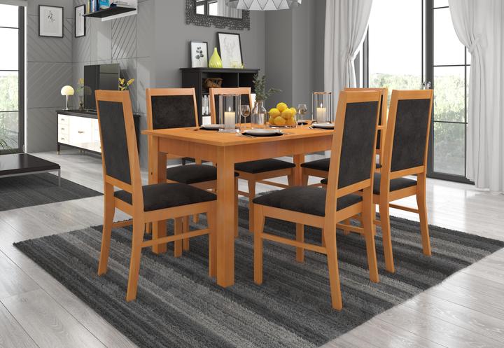 Actual product image ADRK Furniture RODOS 25 table and chair set (140 x 80 x 75 cm)