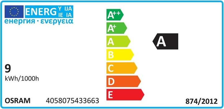 Energielabel Osram Superster Par 16 (GU10, 575 lm, 1 x)