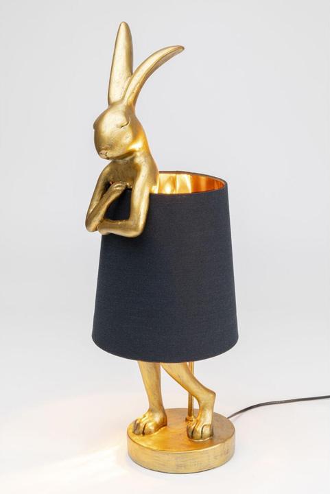 Image du produit Kare Design Lampe de table Animal Rabbit or/noir 68cm (E14)