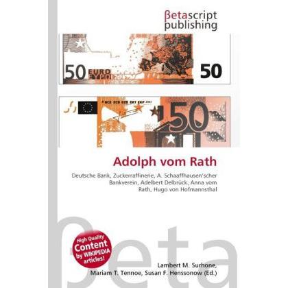 Adolph vom Rath, Fachbücher