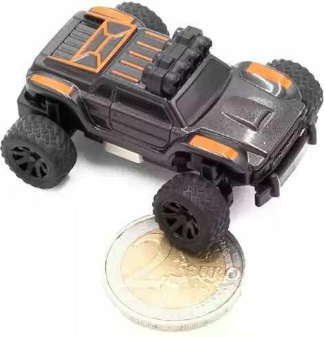 Actual product image Turbo Racing Micro Monster Truck TC-01, Black, RTR, 1:76 (RTR Ready-to-Run)