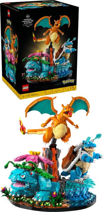 Actual product image LEGO Bisaflor, Glurak and Turtok (72153, LEGO Pokémon)