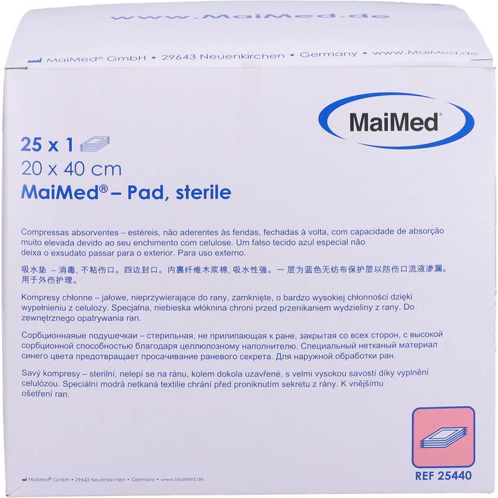 Actual product image MaiMed Pad absorbent compresses sterile