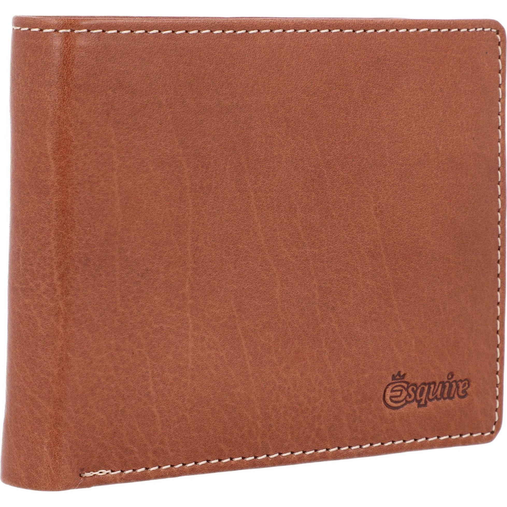 Thumbnail - Esquire, Herren, Portemonnaie, Denver Geldbörse RFID Leder 12 cm, Braun