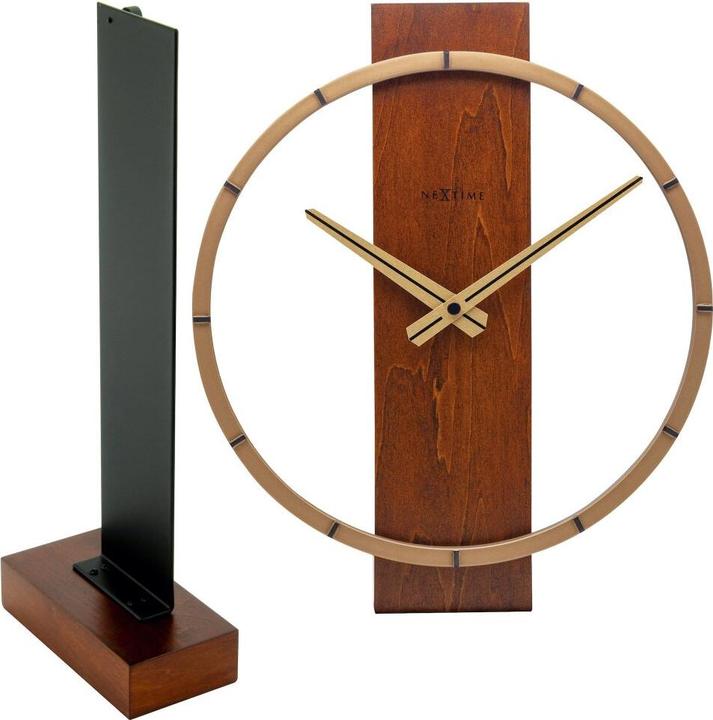 Actual product image Nextime Wall clock Carl Ø 27 cm with stand (27 cm)