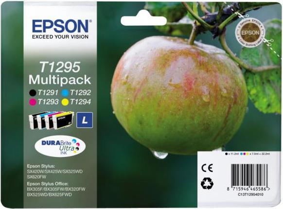 Produktbild Inkadoo Epson C13T12954020T1295 Tintenpatrone MultiPack BkCMY Radio Frequency 112 ml + 3x7 ml VE=4 (BK, C, M, Y)
