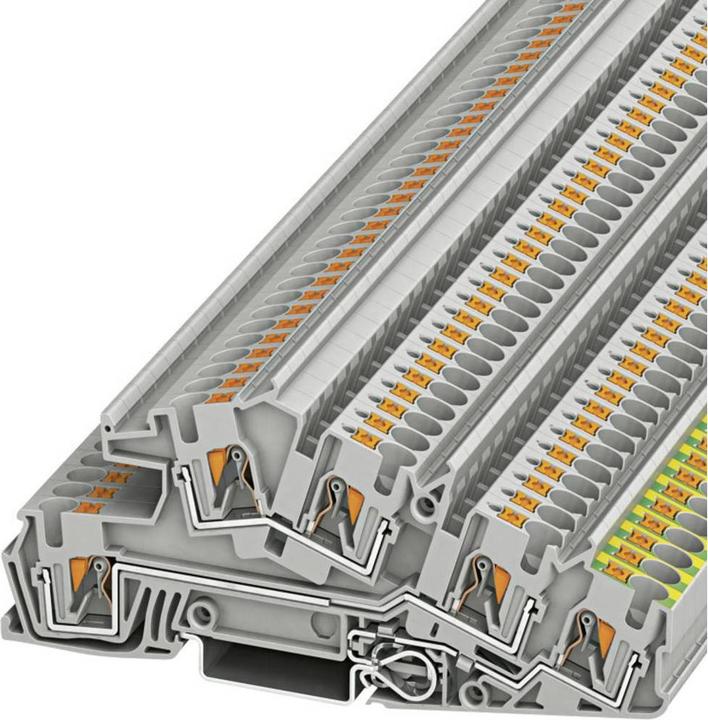 Produktbild Phoenix Inst.schutzleiterklemme 0,2-6qmm PTI 4-PE/L/L