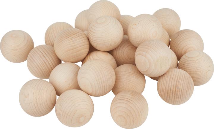 Actual product image VBS Wooden balls without hole "Ø 50 mm