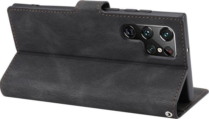 Image du produit Cover-Discount Galaxy S23 Ultra - Étui en cuir noir (Samsung Galaxy S23 Ultra)