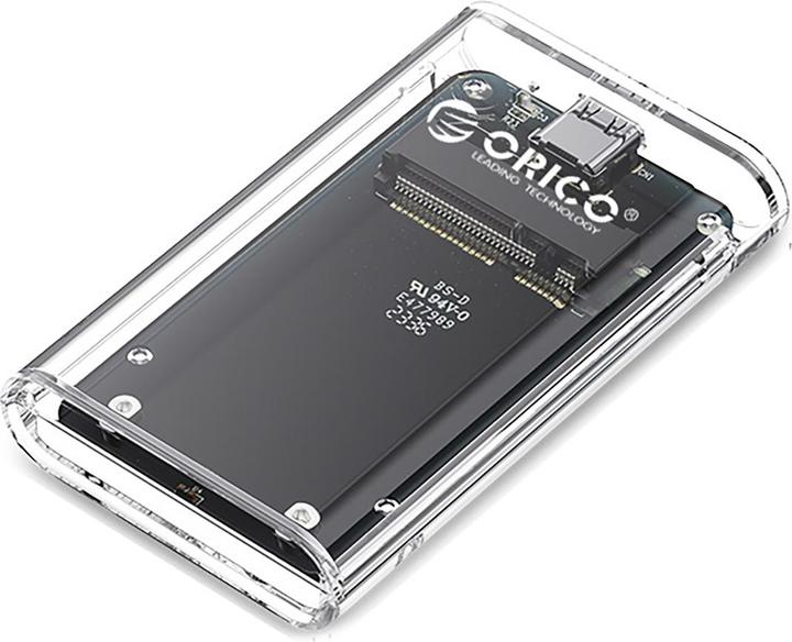 Actual product image Orico Other Computer Accessory TC10-MS MSATA USB-C 3.2 5Gb/s Disk Cartridge - Transparent (M.2 2230)