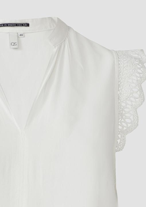 Actual product image S.Oliver Bluse Blusentop mit Spitzendetail (50)