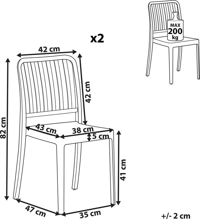 Produktbild Beliani Sersale