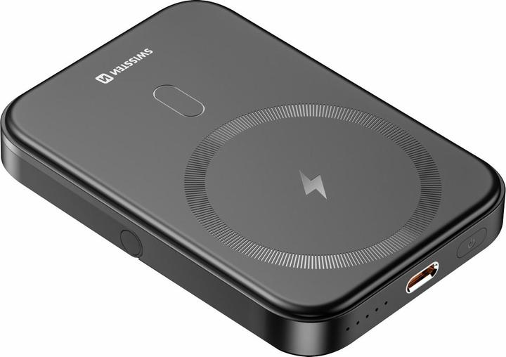 Produktbild Swissten Power Bank PD 20W (Magsafe Compatible) 5000Mah (5000 mAh, 20 W, 18.50 Wh)
