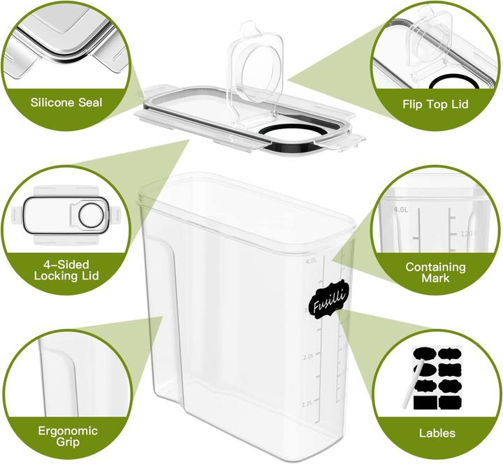 Produktbild Withosent Vorratsdosen Set (4 l)