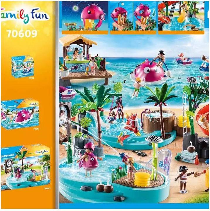 Produktbild Playmobil Aqua Park mit Rutschen (70609, Playmobil Family Fun)