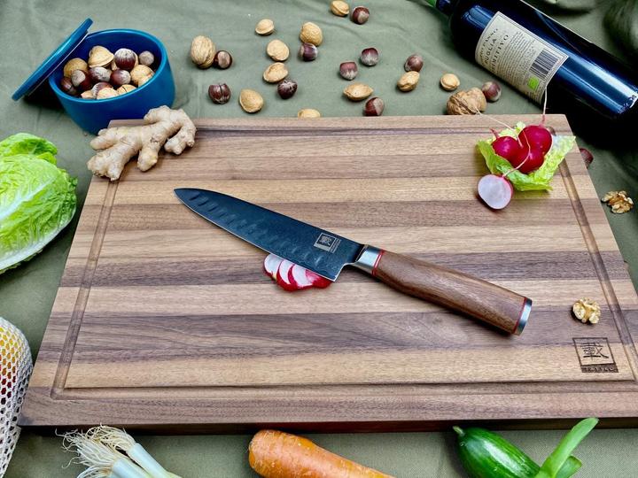 Produktbild Zayiko Damastmesser in Holzbox (17.50 cm)