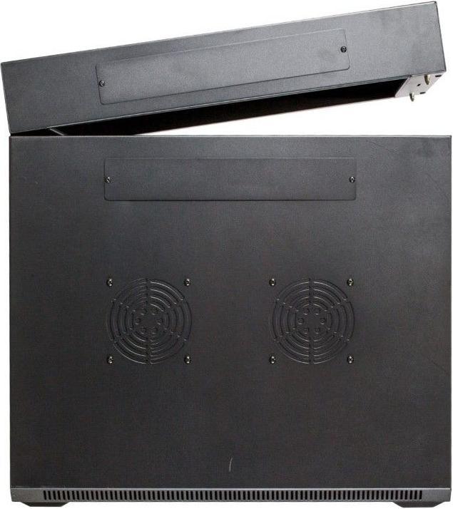 Produktbild Dsit 6 HE Serverschrank, wendbares Wandgehäuse mit Glastür (BxTxH) 600 x 600 x 368mm (6 HE)