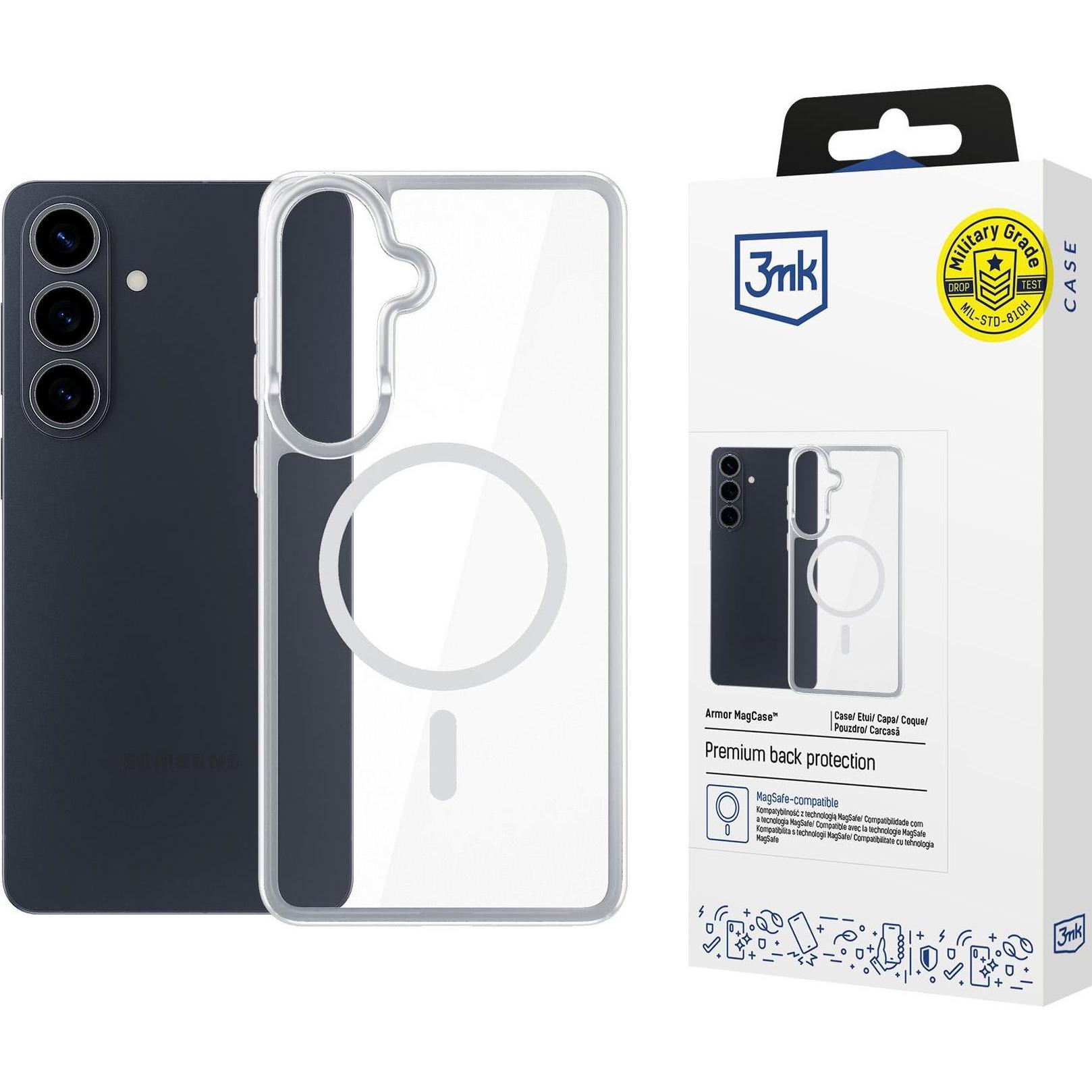 3Mk Trasparente Ochranný Kryt Armor Magcase Pro Samsung Galaxy S26+ (Samsung Galaxy S26, Samsung Galaxy S26+), Cover Smartphone,