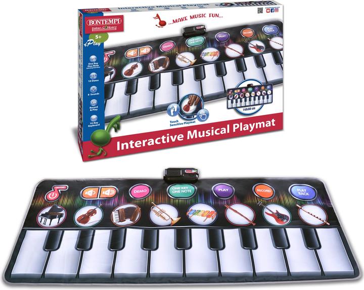Actual product image Bontempi Electronic music and play carpet (English)