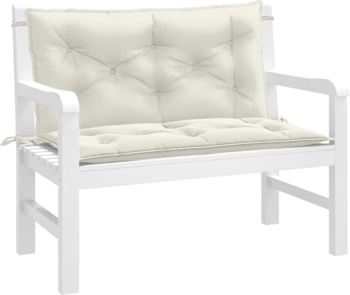 Immagine prodotto VidaXL Cuscini per panca da giardino 2 pezzi in tessuto (100 x 50 x 7 cm)